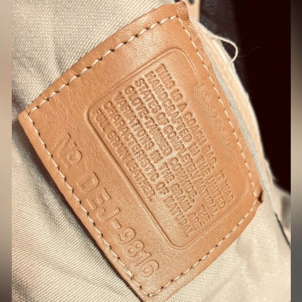 Coach Tan and Brown Signature Tote